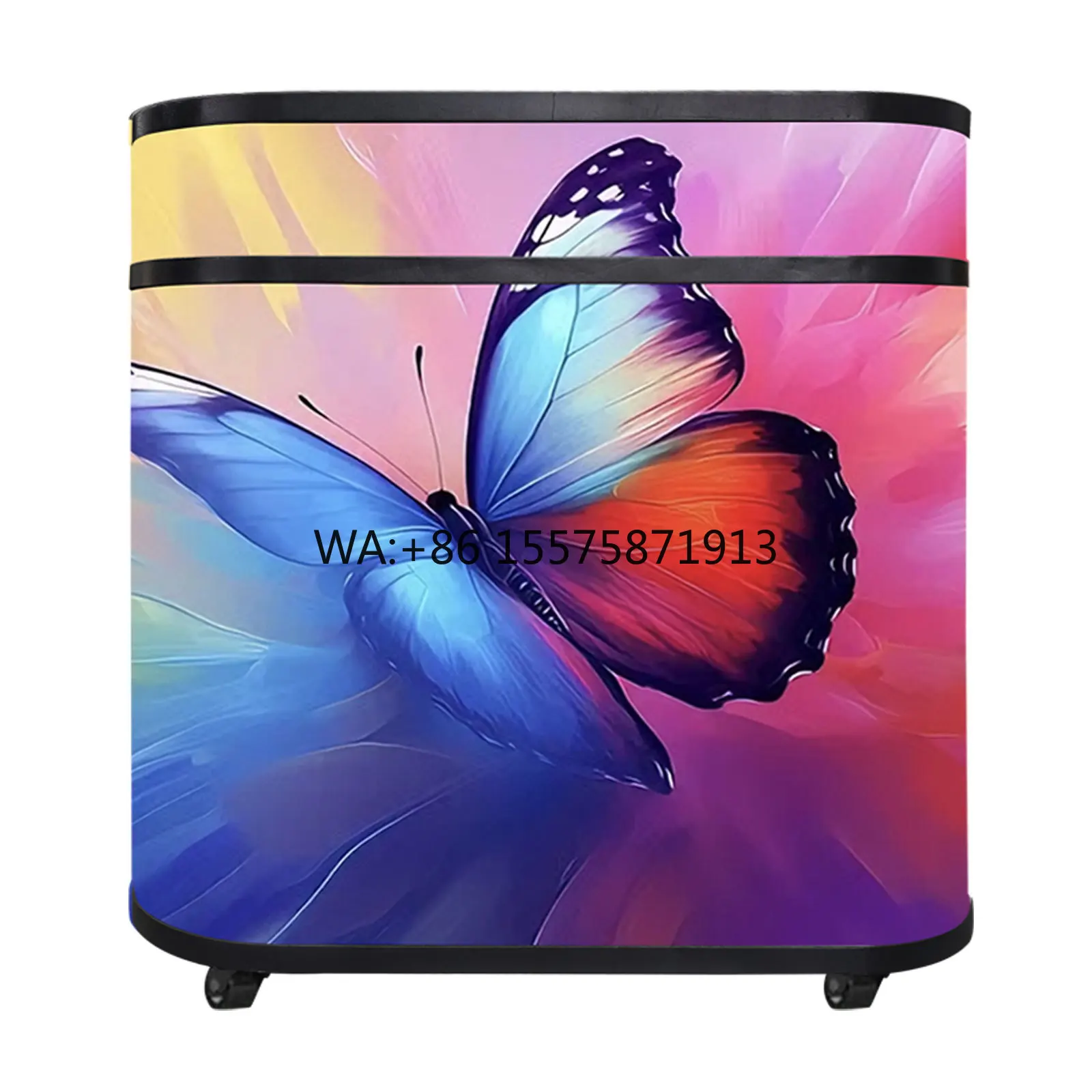 Customized P1.86 P2.5 Indoor LED Poster Screen -Flexible Ellipse DJ Booth& Front Desk Disp y for Shopping Mall, IP65 Waterproof