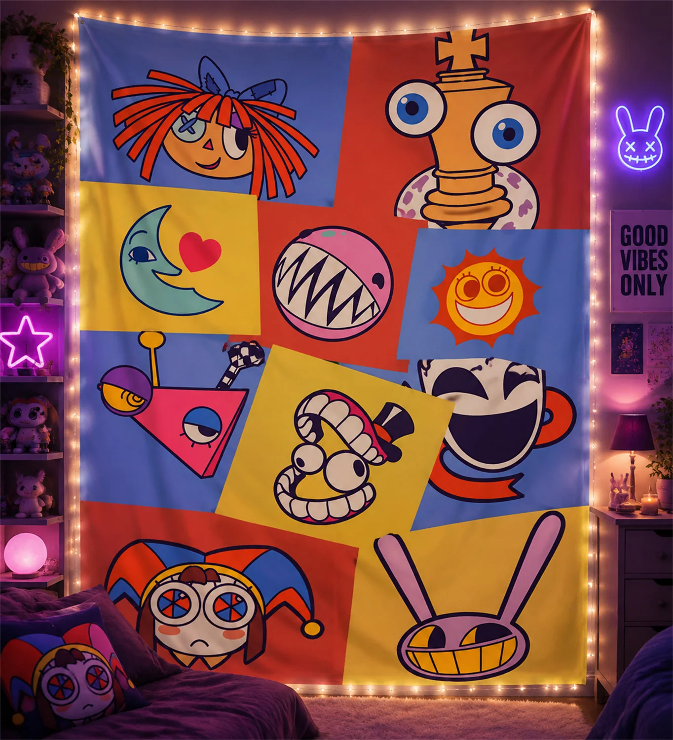 The Amazing Digital Circus Jax - Aesthetic Tapestry incelemesi ve fiyatı