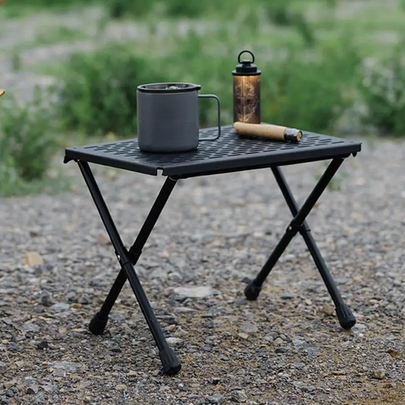 

Outdoor Ultralight Folding Camping Stool Aluminum Alloy Portable Fishing Chair Compact Zippered Storage Footrest Small Furniture