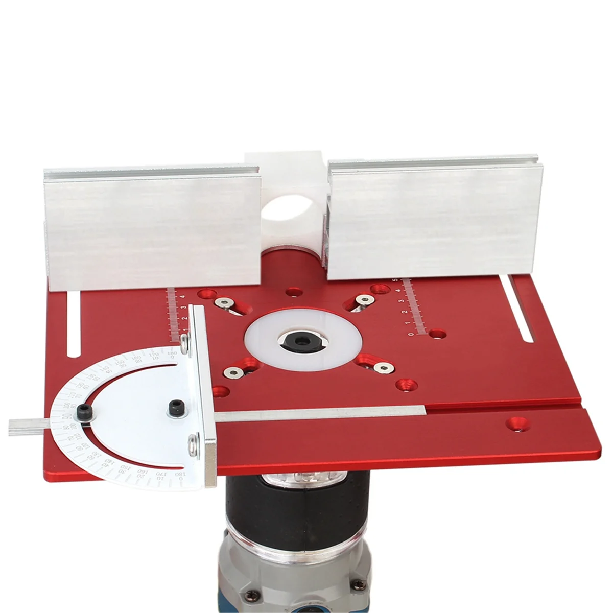 Aluminum Router Table Insert Plate Woodworking Table Saw Milling Flip Plate Multifunctional Trimmer Engraving Machine