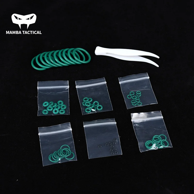 Tactical Magazine Fluorine Rubber O Ring Set for gbb marui tm glock 17 g17 Glock Green Flat Silicone Ring Seal Gasket Airsoft