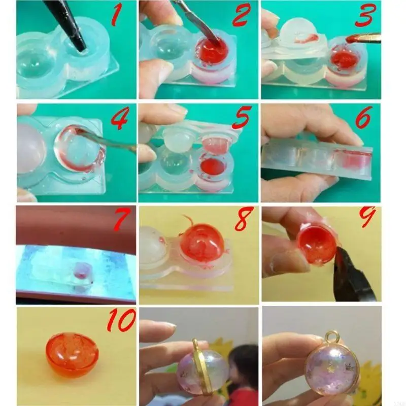 

Силиконовые эпоксидные формы для DIY Hollow Sphere Casting Make Craft Supplies