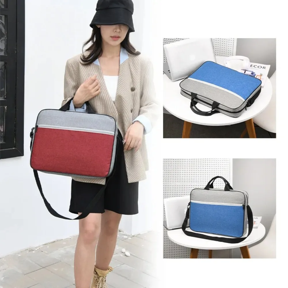 Gifts Large Capacity Laptop Bag Shoulder Handbag Shockproof Computer Bag Portable Briefcase Laptop Case