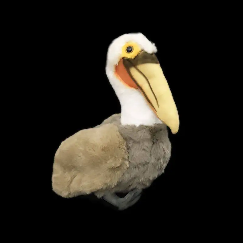 

Игрушечная кукла-пеликан, милая плюшевая игрушка-птица, развивающая игрушка для раннего развития, реалистичная мягкая игрушка-животное, кавайная игрушка-подарок