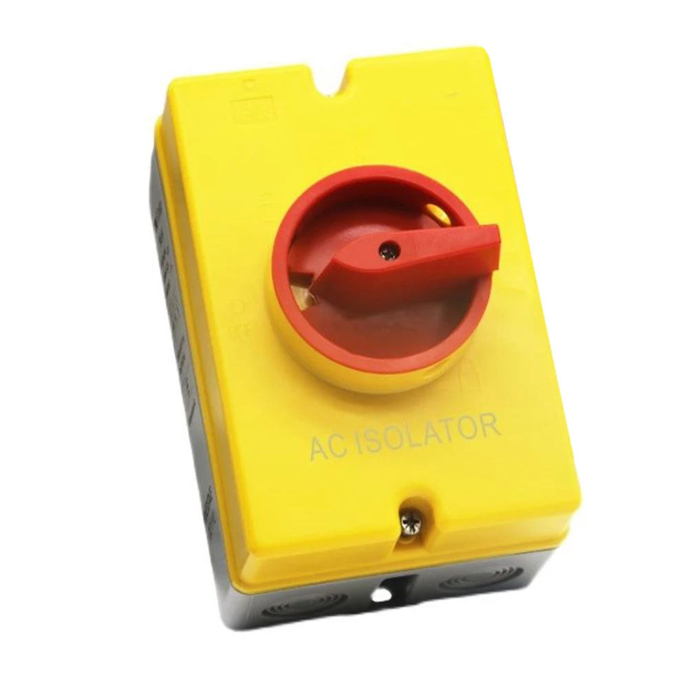 

Indoors Outdoors Solar Panel Switch Isolation Switch 32 Amp 88 Amp Accessories DC 1000V Disconnect Switch Replacement