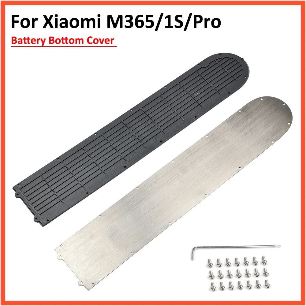 Stainless Steel Battery Bottom Cover For Xiaomi M365 1S Pro Pro2 4Pro Electric Scooter Anti-Collision Non-Slip Floor Board Parts