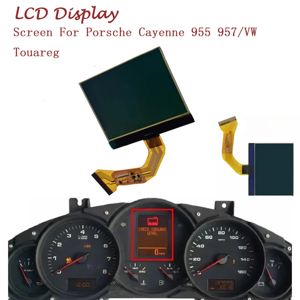 

7L6920870Q 7L6920870L LCD Full Display for Porsche Cayenne 955 957/VW Touareg Instrument Cluster Replacement Car Accessories
