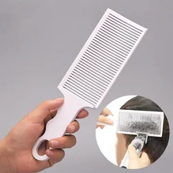 New Design Gradient Comb Professional Barber Clipper Blending Flat Top Hair Cutting Comb For Men Heat Resistant Fade Brush