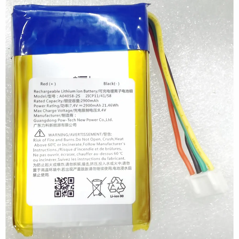 

New Original A04058-2S Replacement Battery 7.4V 2900mAh /21.46Wh 2ICP11/41/58