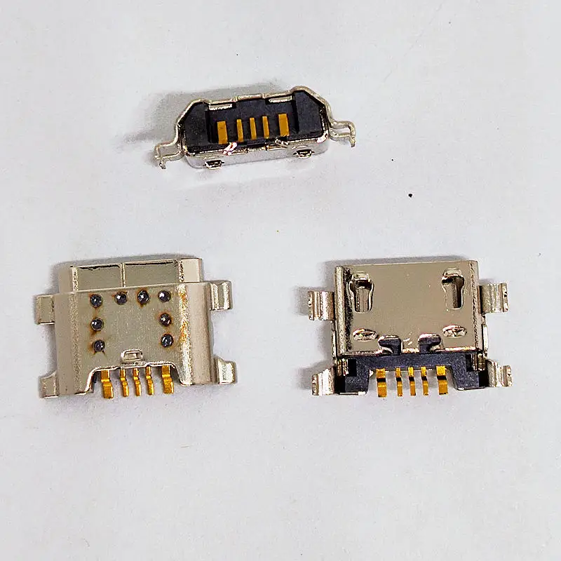 10-100Pcs For Vivo Xplay6 V5 Y67 Y69 Y71 Y75 Y79 Y81S Y83 Y85 Y91 Y93 Y97 X21S S1 Micro USB Connector 5pin Jack Charging Port