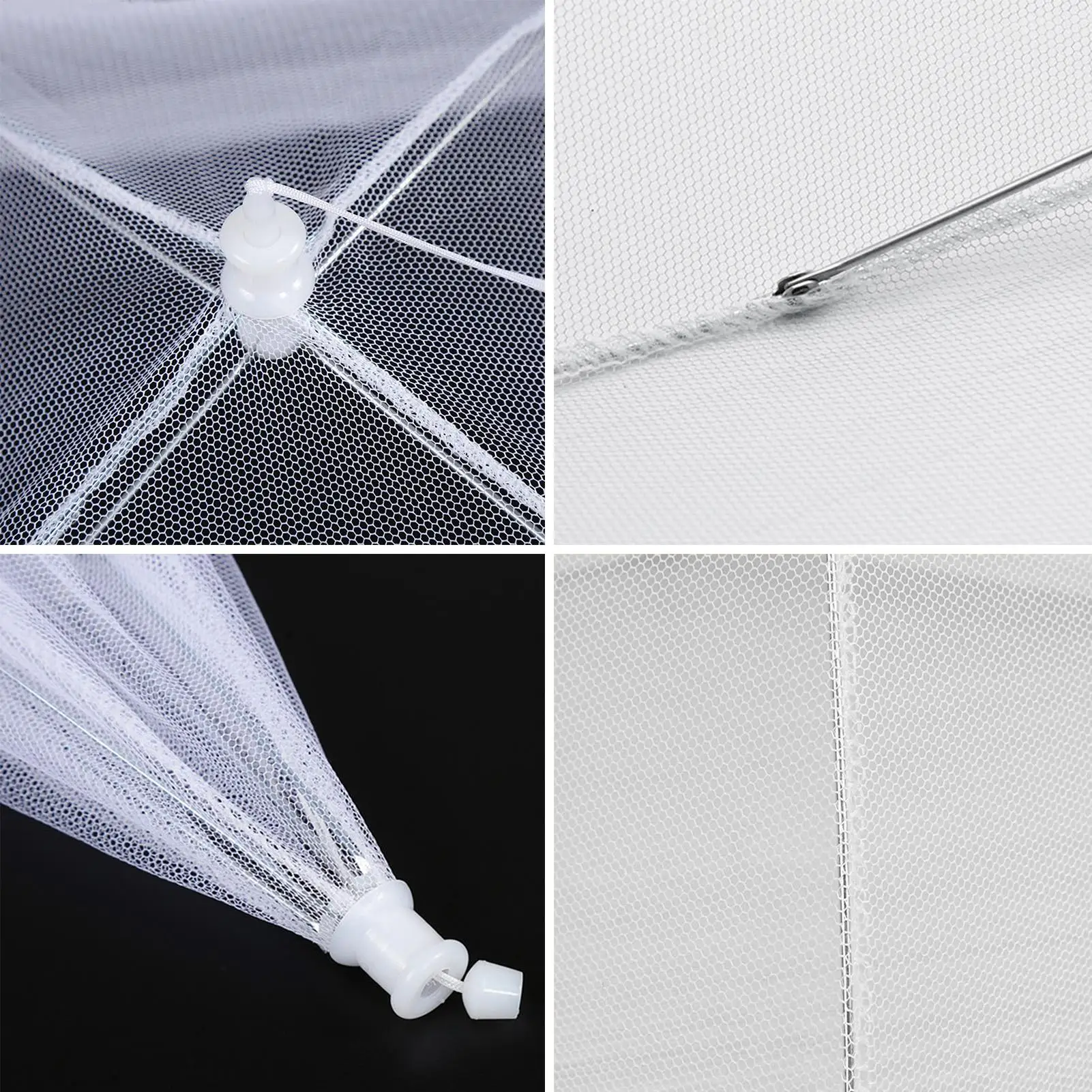 

Kitchen Food Cover Foldable Anti Fly Mosquito Mesh Cover Picnic Dinner Table Umbrella Style Tent Cover Kitchen Gadgets
