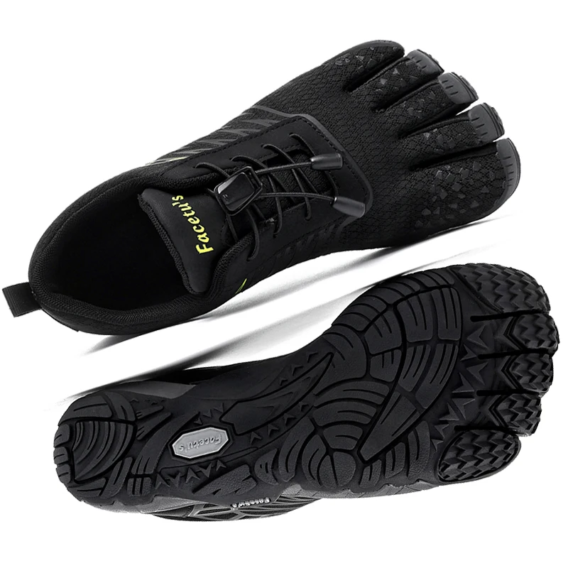 Unisex True Five‑Toe Barefoot Sports Shoes Breathable Non‑Slip Lightweight Sneakers for Hiking Beach Fitness Workout