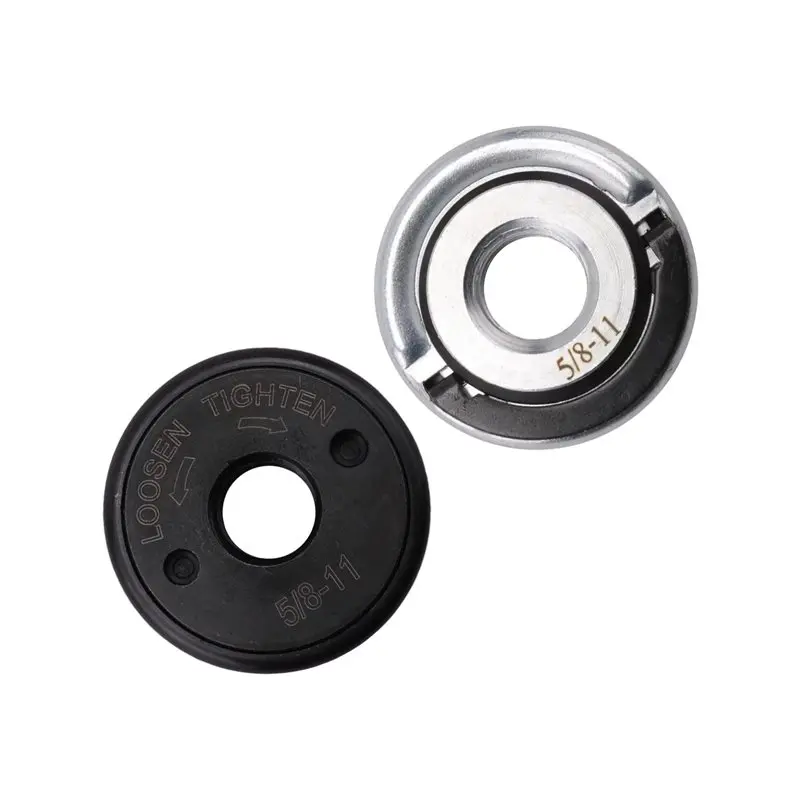 

A76K Flange Nuts 5/8"-11 Quick Release Locking Kit For 4-1/2" 5" 7" 9" Angle Grinder, 2-Pack Self-Locking