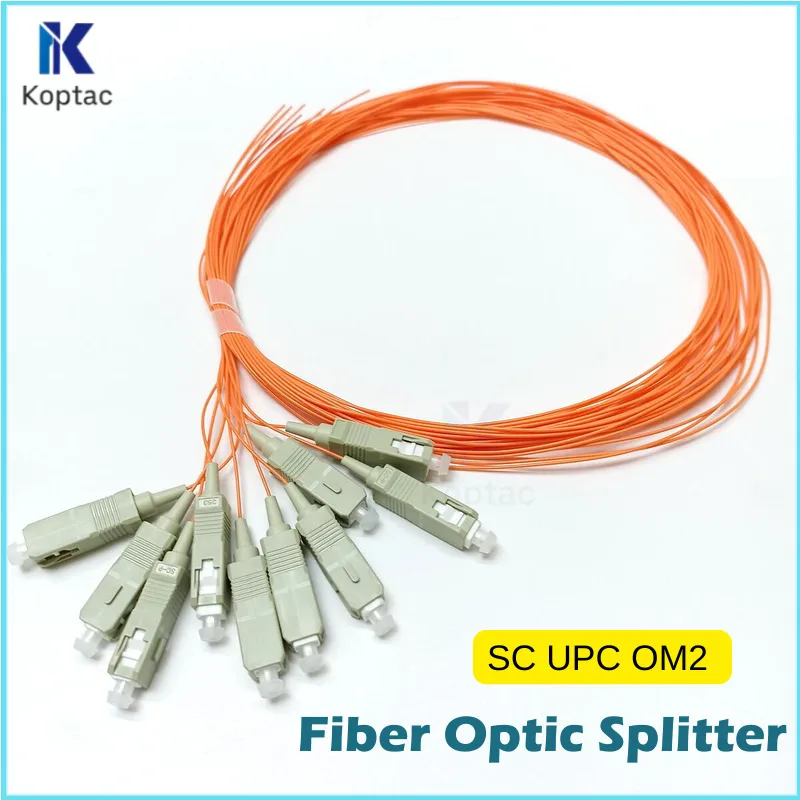 

50PCS/Lots OM2 50/125 1.5M SC UPC Connector Pigtails Simplex MM 0.9Mm 1.5 Meter Length Fiber Optic Pigtails FTTH