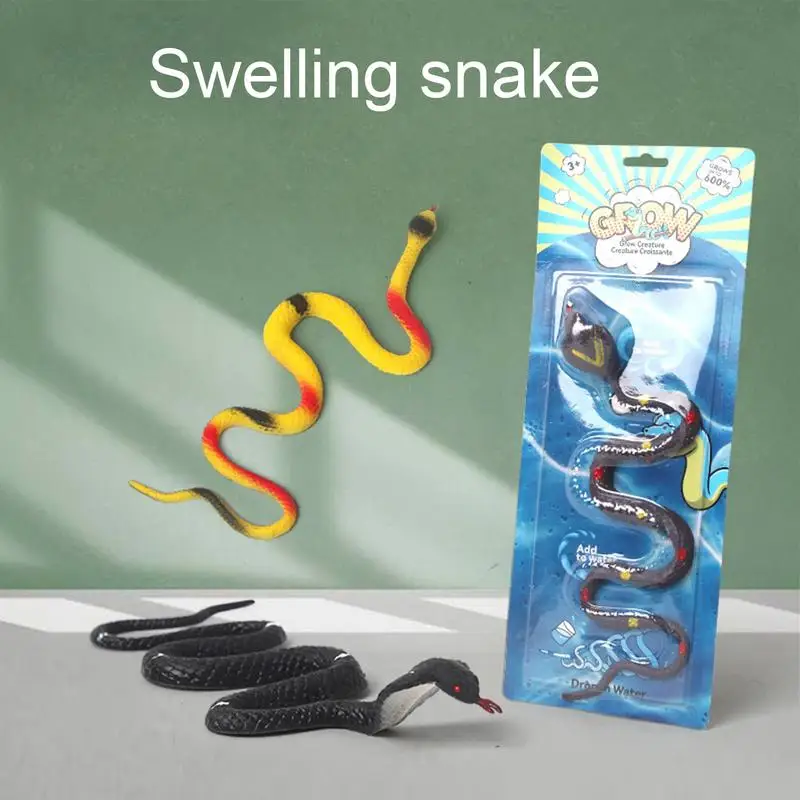 Water Growing Toy Sensory Water Growing Animals Learning Toy Sensory Learning Basket Filler Tricky Props Snake Educational Game