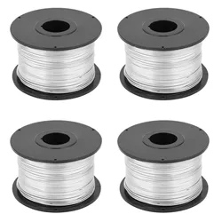4pcs 110m Length 0.8mm Diameter Steel Rebar Tie Wire for Automatic Rebar Tying Machine