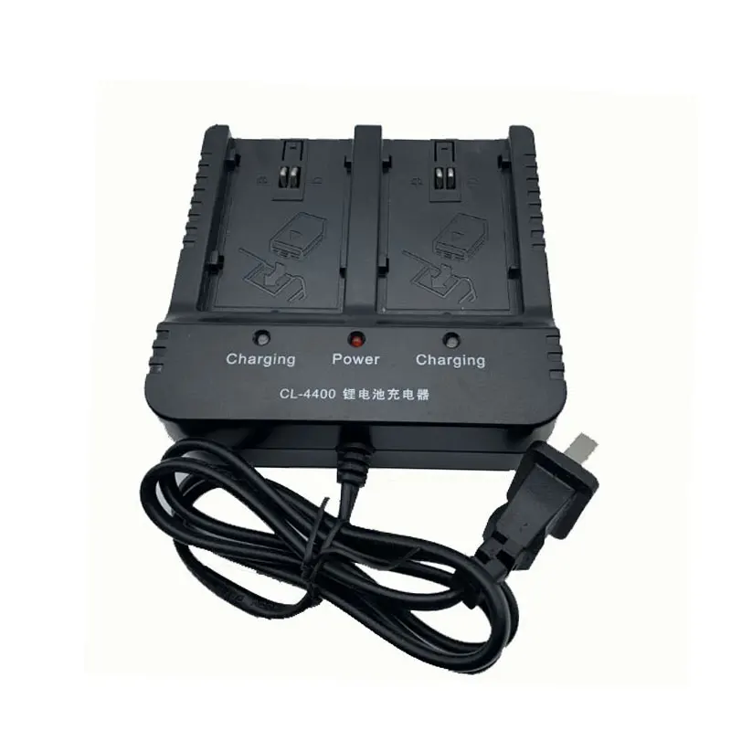 V90 Battery Dual Charger CL-4400 for Hi-target GNSS GPS RTK V30 V60 F61 F66 H32 BL-5000 BL-4400 Battery CL4400 Dual Charger