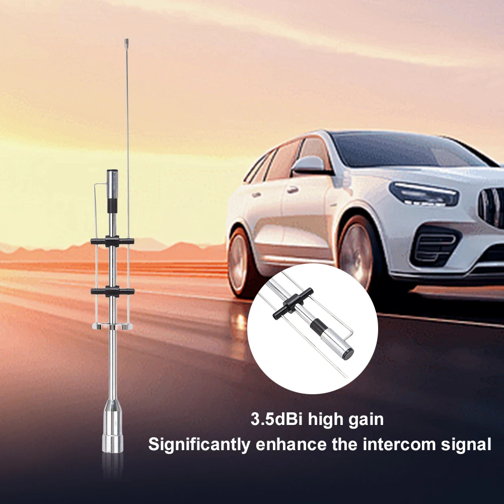 전문 라디오 안테나 CBC-435 UHF VHF 145/435MHz 양방향 라디오 안테나 모바일 햄 자동차 라디오 용 자동차 듀얼 밴드 안테나