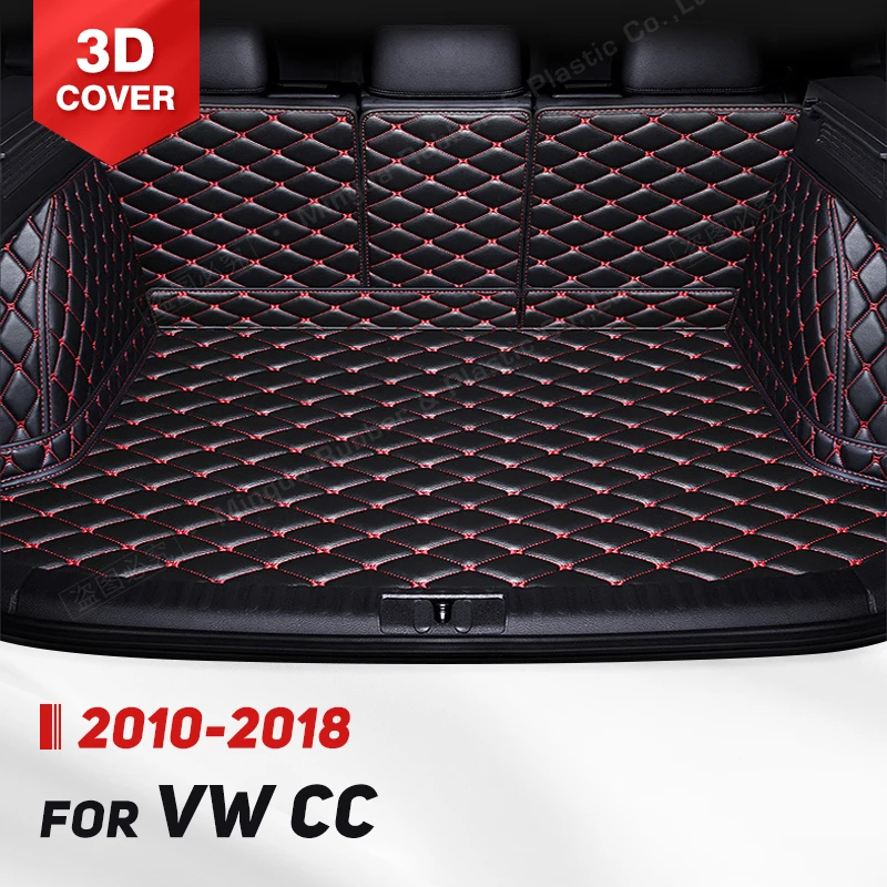 

Коврик в багажник с полным покрытием для VOLKSWAGEN VW CC 2010-2018 17, 16, 15, 14, 13, 12, 11, чехол для багажника автомобиля, аксессуары для защиты салона