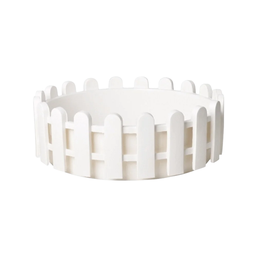 Small Fence Flowerpot Rustic Style Greenery Container Flower Arrangement Garden Decoration Planter Box Wedding Decoration