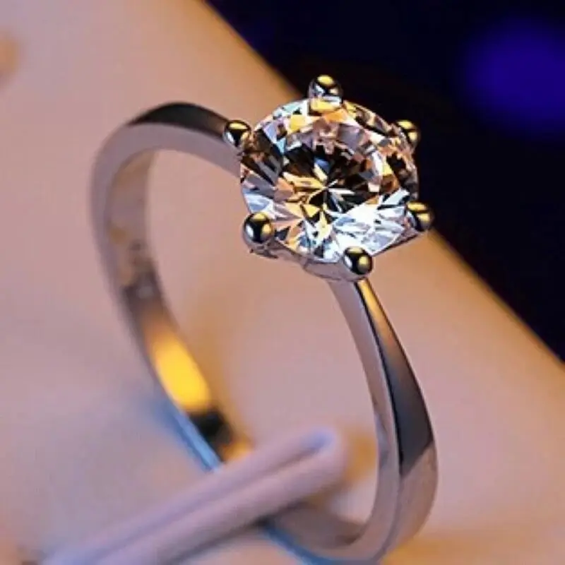

925 Sterling Silver 18K gold Rings for Women Zircon Size 7/8/9 Elegant Fashion Wedding Engagement Party Gifts Charm Jewelry