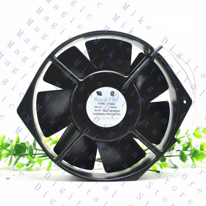 H  1 PCS FOR Royal Fan Fan TYPE T795C AC 200V 36/31W 172*150*38MM all-metal fan