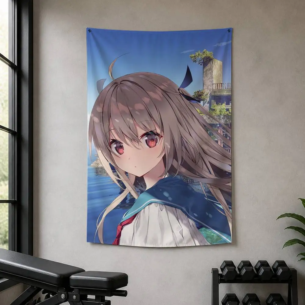 A-ATRI -My Dear M-Moments Decorative Wall Flag Banner for Home Garden Garage Indoor Outdoor Decor