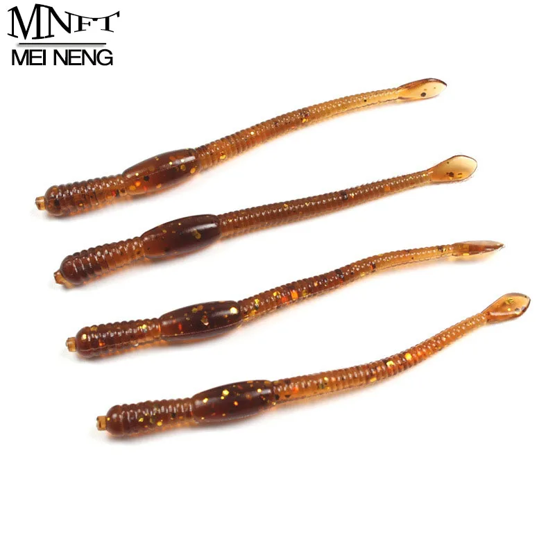 MNFT Wholesale 500 Pcs/lot Soft Plastic Artificial Baits Fishing EarthWorm Lure Tackle 7.7cm 1.03g Bionic Maggots Insect Lures