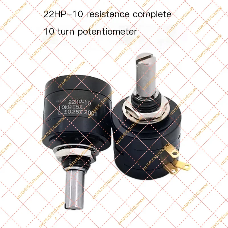 22HP-10 Multi-turn Precision Potentiometer 1K 2K 5K 10K 20K 10 Turns Adjustable Resistor