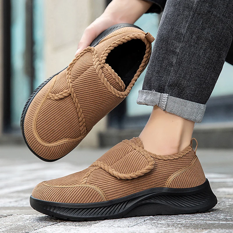 Winter Warm Men Barefoot Shoes Diabetes Shoes Lightweight Unisex Wide Head Footwear Women Sneaker