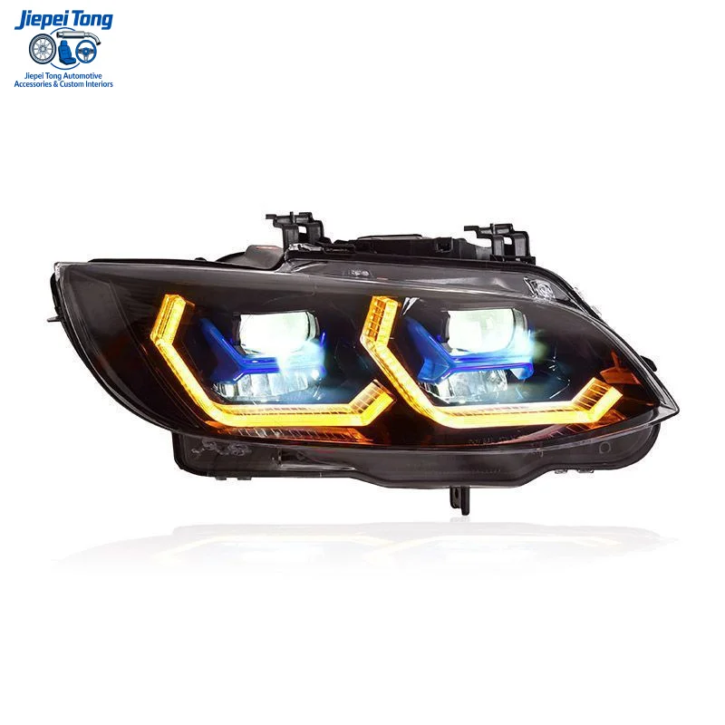 

Фара в сборе для BMW 3 серии E92/E93, модифицированная, с новой LED-линзой, дневными ходовыми огнями и динамическим поворотником