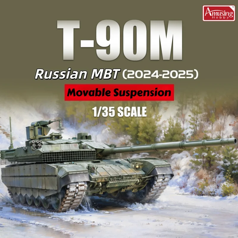 

In Stock Amusing Hobby 1/35 AH Russia T-90m Break Main Battle Tank 35a070 Tank Assembly Of Movable Models Uncolored Collect Gift