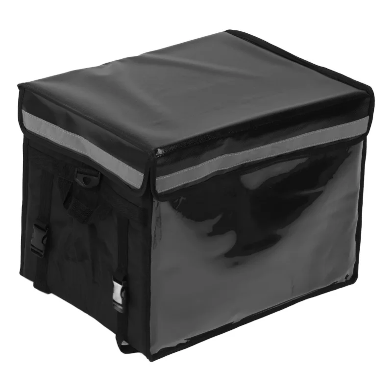 

Изолированная сумка для доставки еды на молнии, водонепроницаемая изолированная сумка для продуктов большой емкости для горячей и холодной еды, 45 л