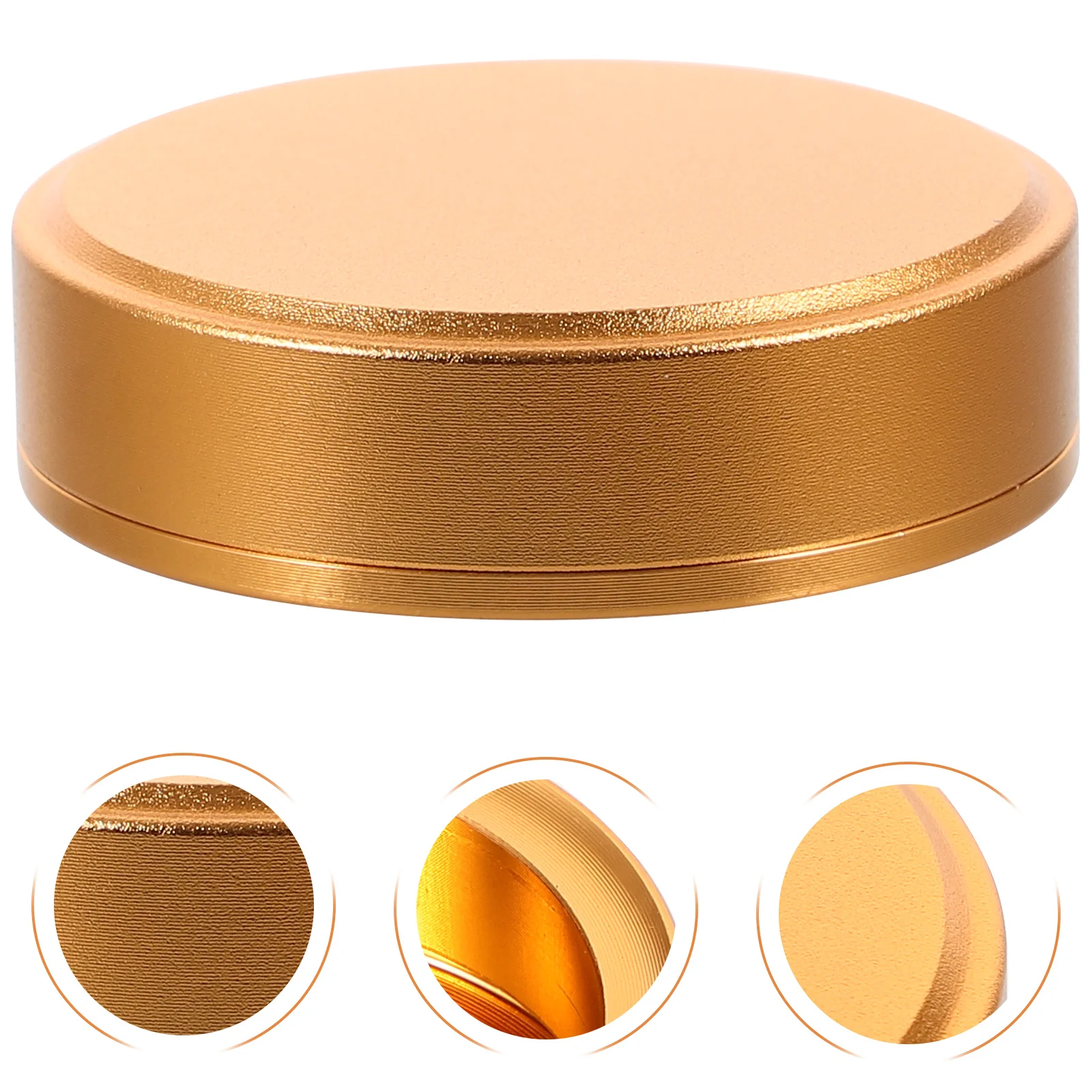 

1 set Metal Lid For Tea Jar Aluminum Alloy Replacement Cover Moisture Resistant Sealing Twist Top Tea Storage Container