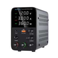 WANPTEK 120V 3A BENCH DC ADJUSTABLE POWER SUPPLY, DC POWER, REPAIR, LAB, DESIGN, SCHOOLS, TEST, ELECTROPLATE, CHARGE, WPS1203H