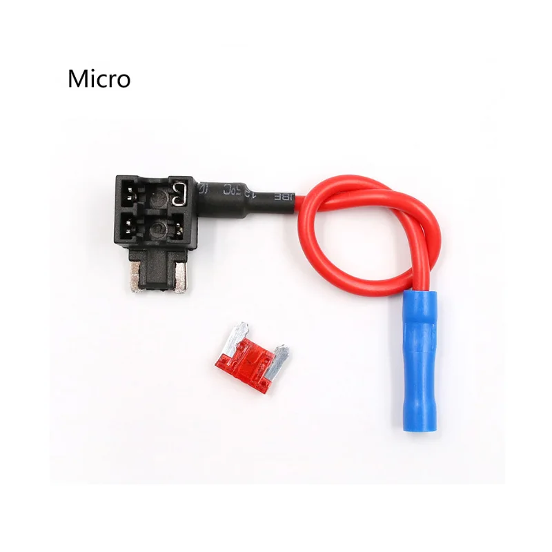 M/S/Mini ATM Auto Fuse Adapter tap Dual Circuit Adapter Holder For Car Auto Truck with Blade Auto Fuse