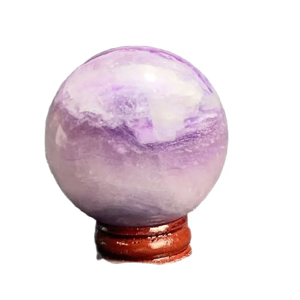 Natural Colorful Fluorite Crystal Energy Ball Reiki Healing Gemstone Sphere Meditation Chakra Witchcraft Home Decor Holiday Gift