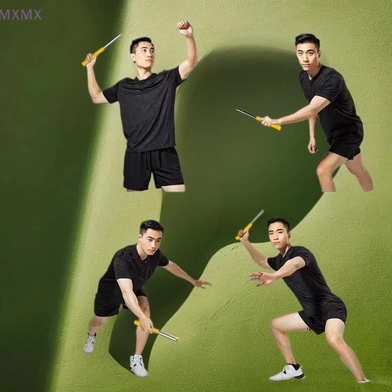 

Вспомогательный тренажер для бадминтона, генератор силости поворота, легкий портативный генератор силы запястья с высоким мячом, исправление действия