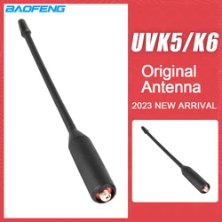 Quansheng UV-K5 Walkie Talkie Antenna UV-K58 UV-K6 Original Dual Band UHF VHF 144/430Mhz SMA-Female Aerial UV-5R Plus 19CM Radio