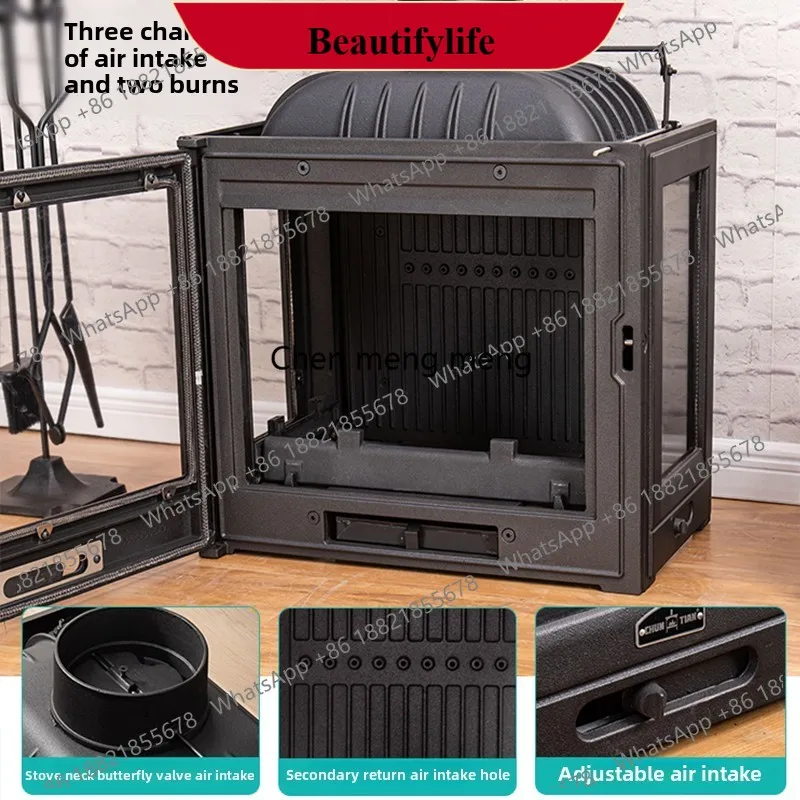 

Чугунная встраиваемая дровяная печь для дома z189