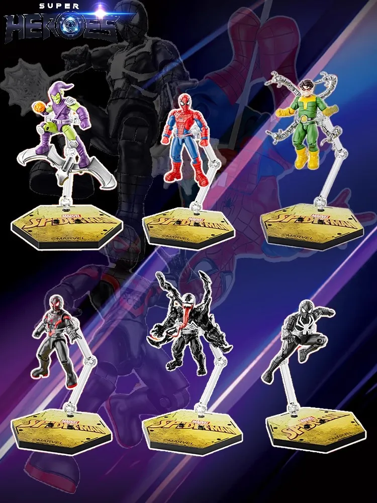 Spider-Man-Figur, Miles Morales, zum Zusammenbauen, Venom-Figur, Doctor Octopus, Green Goblin-Figur, Geschenk für Jungen. – Detail 27