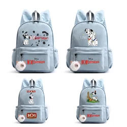 Disney 101 Dalmatians School Bags Travel Rabbit Ears Backpacks Rucksack Casual Mochila Backpack for Girls Boys Teenager Children