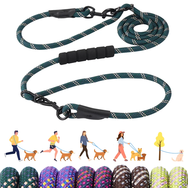 Heavy-Duty Padded-Handle Dog Leash