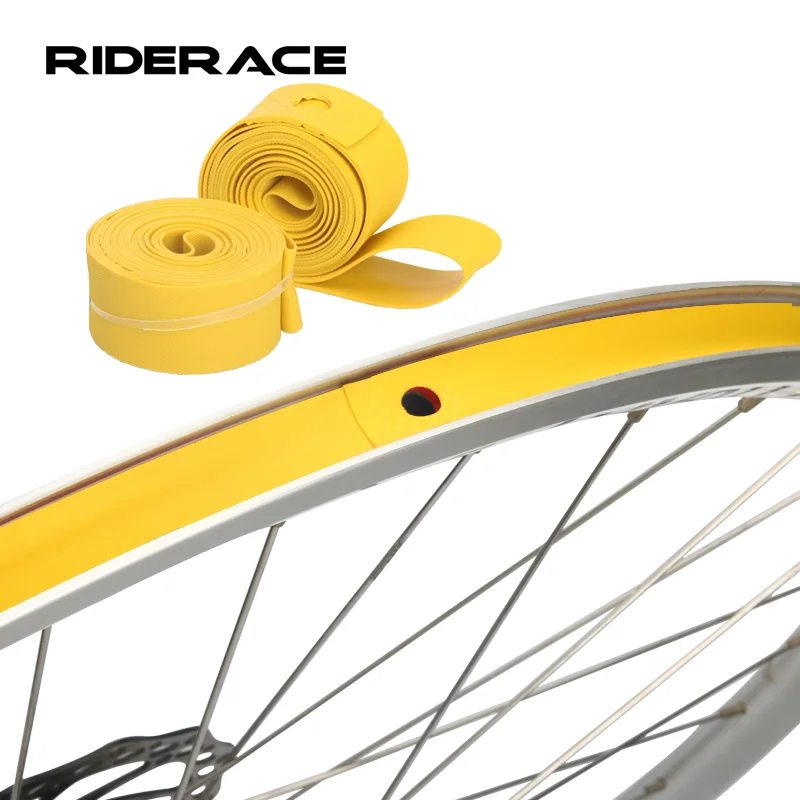 2 pçs forro do pneu de bicicleta pvc puncture proof cinto proteção almofada bicicleta aro tira pneu forro tubo protetor para 700c 26 27.5 29 Polegada