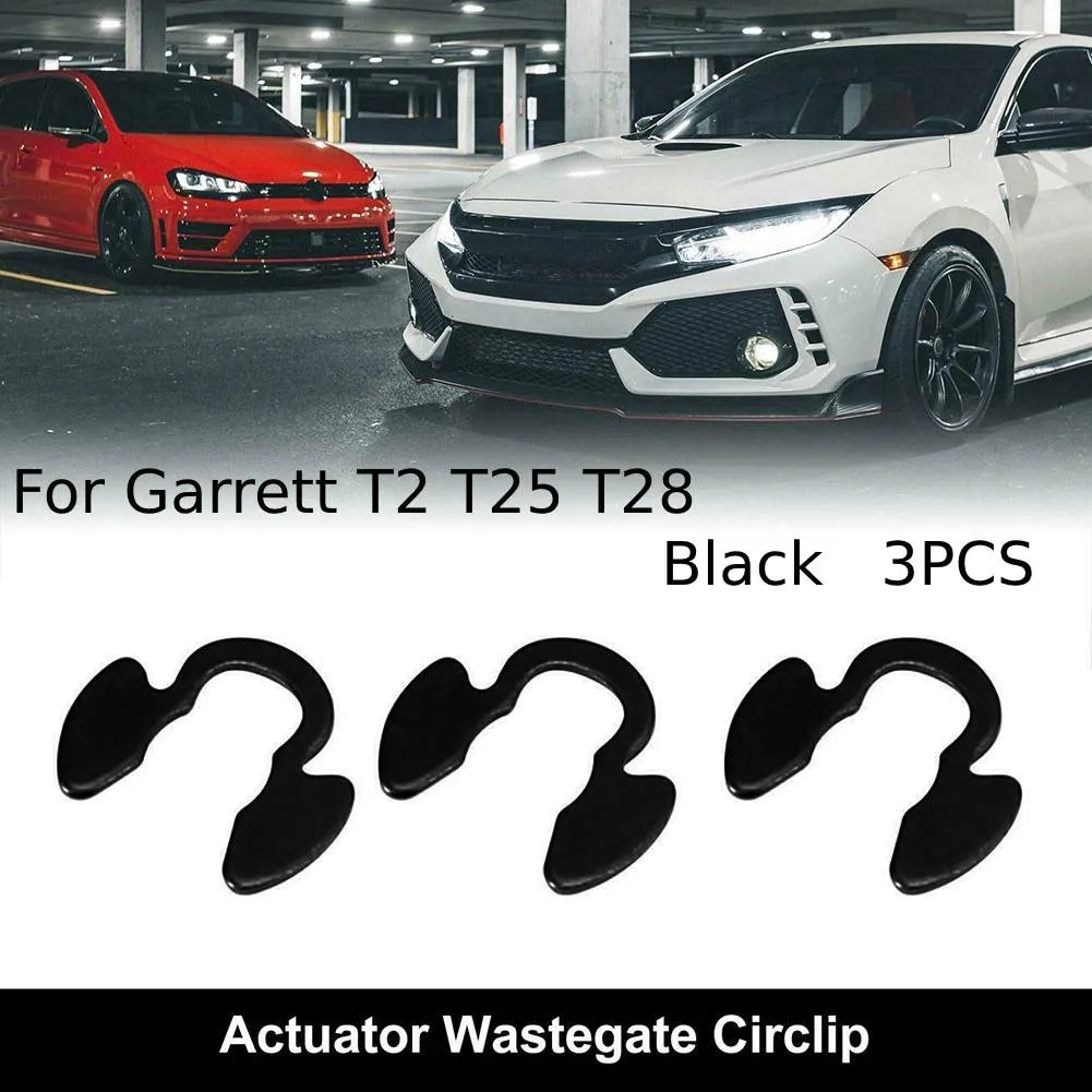 Pin Actuator Wastegate Circlip Turbocharger 3pcs Set Fit For Garrett T2 T25 T28 Plastic Replacement Parts Useful