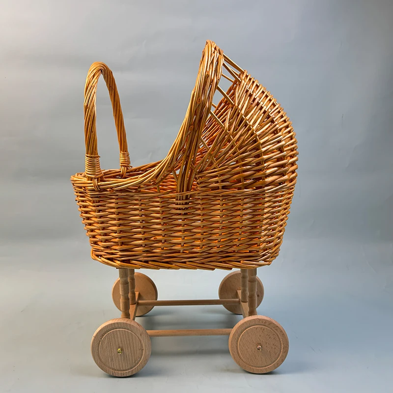 

Тележка для новорожденных, реквизит для фотосъемки, ретро-игрушка, фотостудия, каретка для куклы, украшение для детской комнаты, тележка для куклы