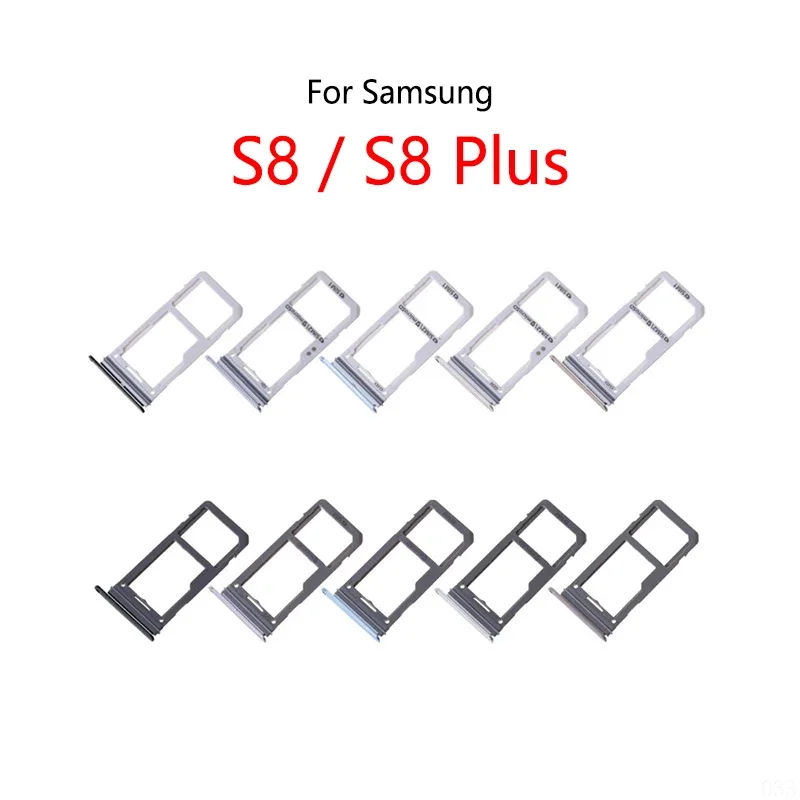 

10PCS/Lot For Samsung Galaxy S8 G950 G950F / S8 Plus G955 G955F SIM Card Slot Tray Holder Sim Card Reader Socket