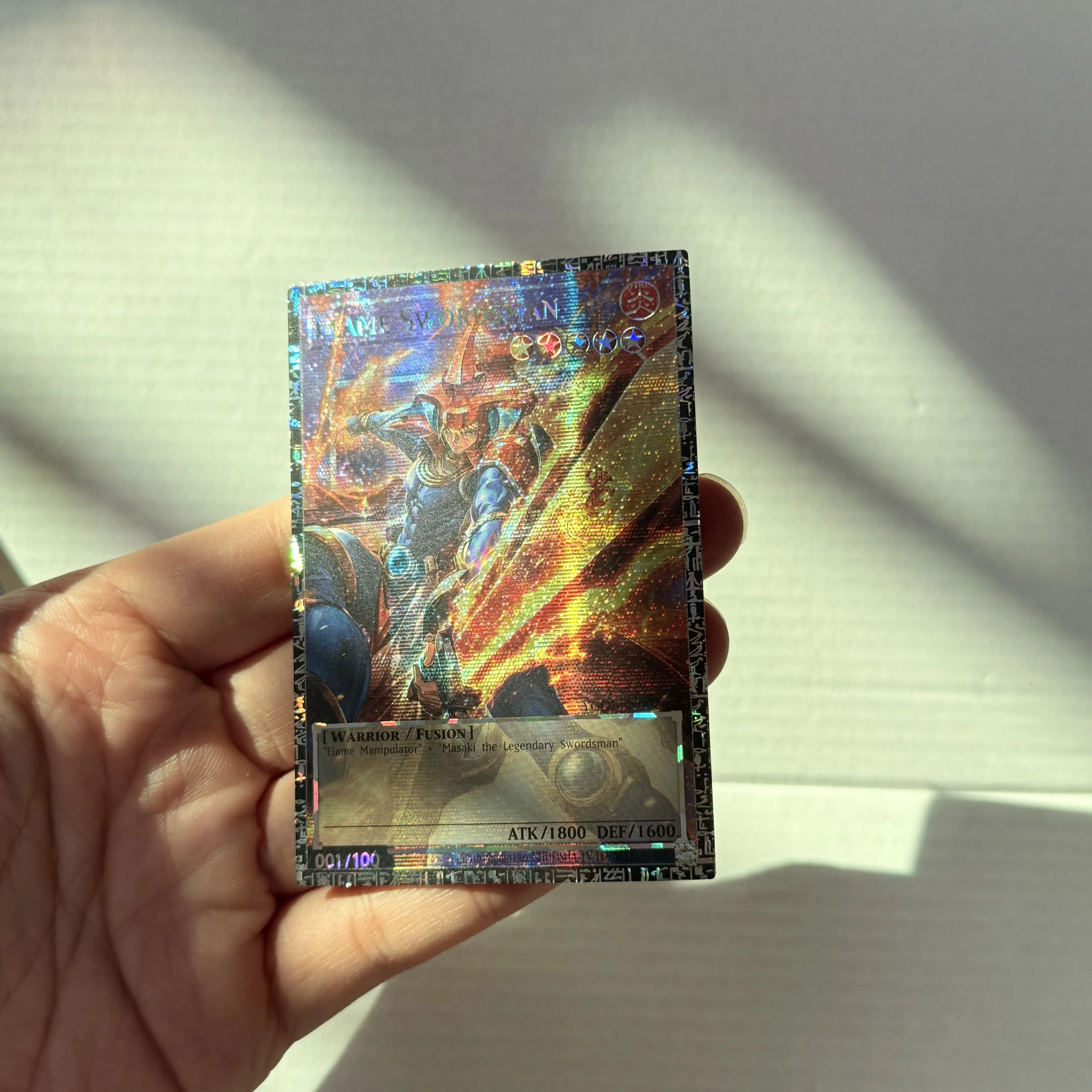 Yugioh ORICA DIY Proxy Cards GMR OF Rare Blue Eyes Dark Magician Egyptian Gods Game Cards