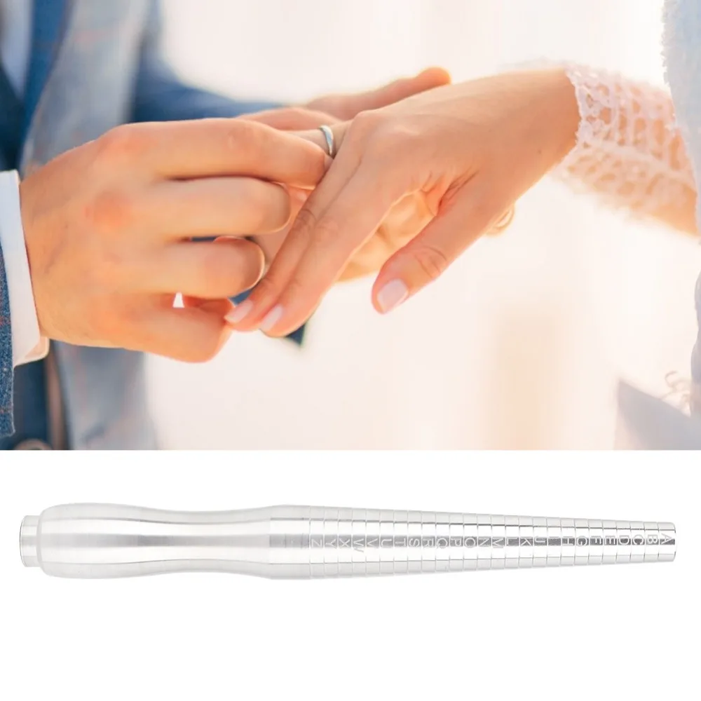Professional Metal Material Ring Sizer Silver Color US Sizes Ring Mandrel Jewelry Tool Jewelry Making