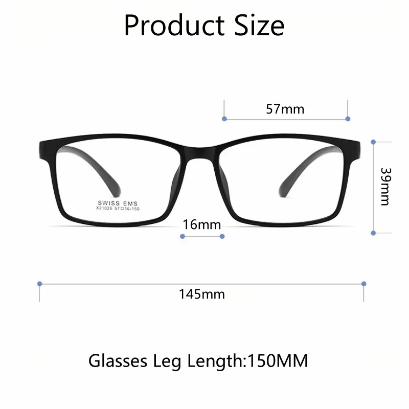 OLLYMURS фотохромные мужские оптические очки с защитой от синего луча, модные прогрессивные мультифокальные очки большого размера TR90 X2102